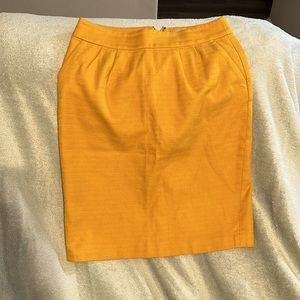 Banana Republic mustard skirt